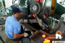 Bearing heating and forging