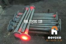 Auto parts heating and forging